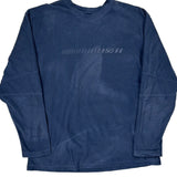 Nike Long Sleeve T-Shirt - Large Blue Cotton