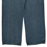 Embroidered Patches Jinzu Graphic Jeans - 33W 34L Blue Cotton