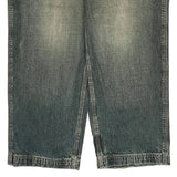 Unbranded Cargo Carpenter Jeans - 35W 32L Grey Cotton