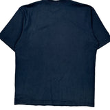 Carhartt T-Shirt - Large Navy Cotton