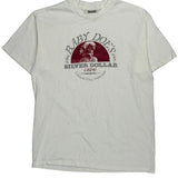 Silver Dollar Casino Delta Single Stitch T-Shirt - XL White Cotton