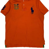 Polo Crest Custom Fit Polo By Ralph Lauren Polo Shirt - XL Orange Cotton