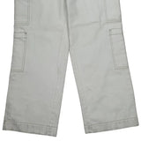 Revival Cargo Pants - 26W US 4 White Cotton