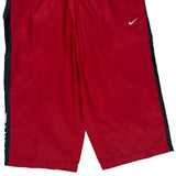Nike Track Pants - Large Red Polyester