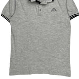 Kappa Polo Shirt - Medium Grey Cotton