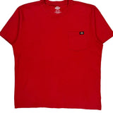 Dickies T-Shirt - XL Red Cotton