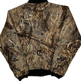 Mossy Oak Camo Bomber Jacket - Small Brown Polyester
