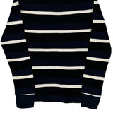 Age 10-12 Polo By Ralph Lauren Striped Sweater - Medium Navy Cotton