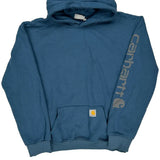 Work In Progress Carhartt Hoodie - 2XL Blue Cotton