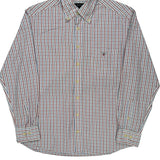 Gant Checked Shirt - Large White Cotton