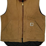 Carhartt Vest - Large Brown Cotton