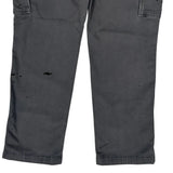 Carhartt Cargo Trousers - 34W 30L Grey Cotton