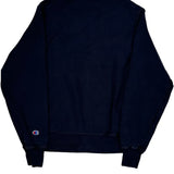 Reverse Weave Champion Sweatshirt - Small Navy Cotton