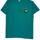 Bar & Grill Fruit Of The Loom Single Stitch T-Shirt - XL Green Cotton