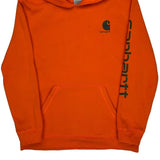 Age 14-16 Carhartt Hoodie - XL Orange Cotton