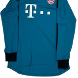 2013-14 Bayern München Adidas Goalkeepers Football Shirt - Medium Blue Polyester