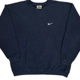 Nike Sweatshirt - Large Navy Cotton