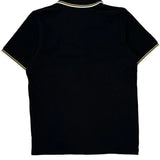 Carhartt Striped Polo Shirt - Medium Black Cotton