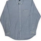 Tommy Hilfiger Striped Shirt - Medium Blue Cotton