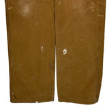 Painted Dickies Carpenter Pants - 36W 32L Brown Cotton