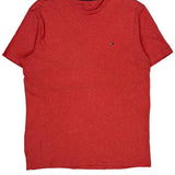 Tommy Hilfiger T-Shirt - Large Red Cotton