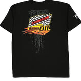 Champion Racing Oil Bayside Graphic T-Shirt - Large Black Cotton