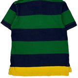 Age 5 Polo By Ralph Lauren Striped Polo Shirt - XS Green Cotton