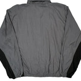 Reebok Windbreaker - Large Grey Polyester
