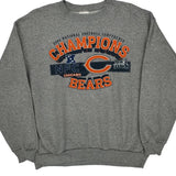 Chicago Bears Nfl Football Sweatshirt - Medium Gray Cotton
