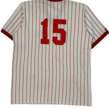 De Pere, Made In USA Majestic Striped T-Shirt - XL Red Cotton Blend