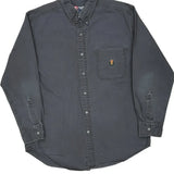 Chaps Ralph Lauren Shirt - Medium Gray Cotton