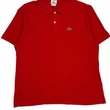 Lacoste Polo Shirt - 2XL Red Cotton