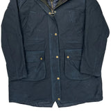 Barbour Parka - Large Navy Polyester