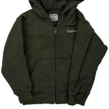 Age 2 Carhartt Hoodie - 2XS Green Cotton Blend