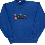 Made In USA Russell Athletic Graphic Sweatshirt - Large Blue Cotton