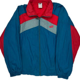 Puma Windbreaker - Large Gray Nylon