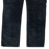 Levis Slim Cord Pants - 36″ Waist Black Cotton Blend