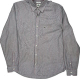 Lacoste Striped Shirt - Large Multicoloured Cotton