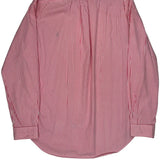 Ralph Lauren Striped Shirt - Large Red Cotton