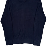 Tommy Hilfiger 1/4 Zip - 2XL Navy Cotton