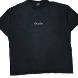 Single Stitch Telecaster Fender Graphic T-Shirt - 2XL Black Cotton