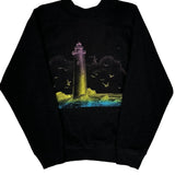 Unbranded Graphic Sweatshirt - Medium Black Cotton