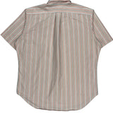 Ralph Lauren Striped Short Sleeve Shirt - Large Pink Cotton