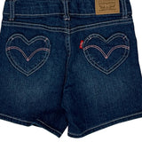 Age 6-7 Levis Denim Shorts - Mediumw 3L Blue Cotton Blend