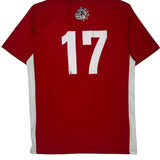 Bedford Bulldogs Adidas Football Shirt - Medium Red Polyester