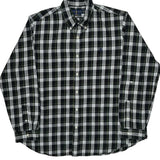 Performance Flannel Ralph Lauren Checked Flannel Shirt - 2XL Green Cotton