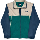 The North Face Fleece Jacket - Large Beige Polyester