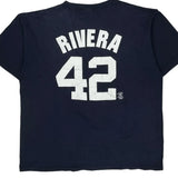 New York Yankees Majestic Mlb T-Shirt - XL Navy Cotton