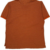 Tommy Hilfiger Striped Polo Shirt - XL Orange Cotton