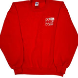 Made In USA Russell Athletic College Sweatshirt - Large Red Cotton